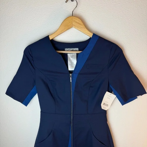 Alaska Airlines Uniform Dress Women’s Petite 2 XS Navy Blue NWT - Picture 4 of 12